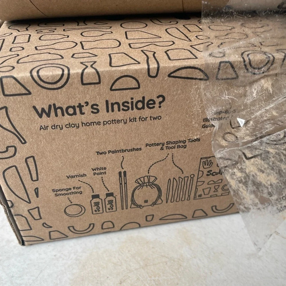 SALE!!! NWT Sculpd Dried Flower Vase Pottery Kit - Picture 14 of 14